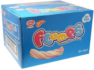 Flumps Marshmallow Twists - 50  x 20g Pack