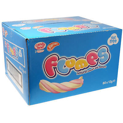 Flumps Marshmallow Twists - 50  x 20g Pack