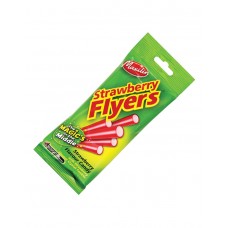 Liquorice Flyers With Strawberry Centre - 12 x 90gm Pack
