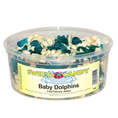 Baby Dolphins Fruit Flavour Jellies - 750g Tub