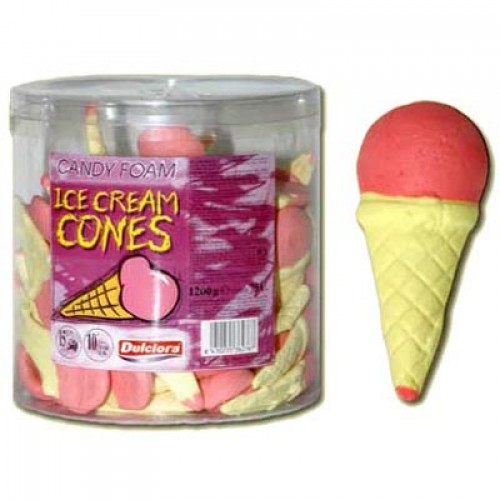 Candy Foam Ice Cream Cones 75 Pack