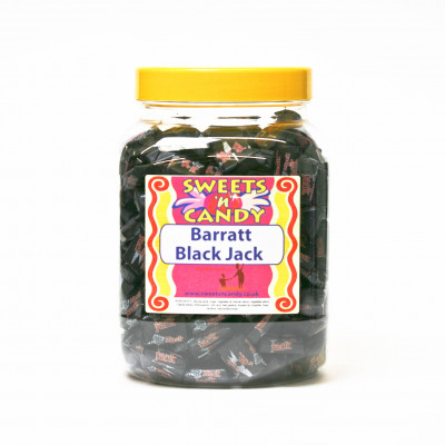 A Jar of Barratt's Black Jacks - 1.5Kg Jar