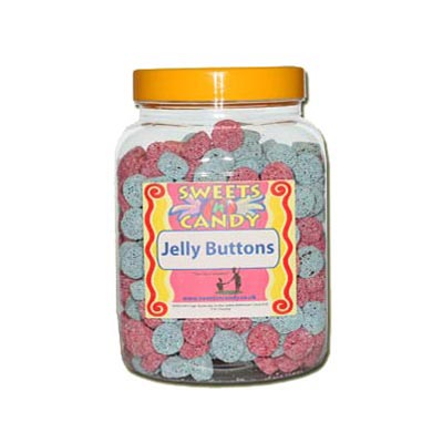 A Jar of Jelly Buttons (Spogs) - 1.5 Kg Jar