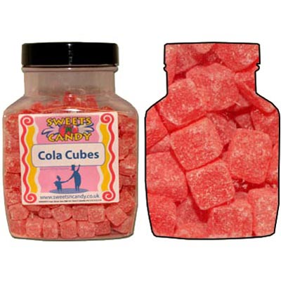 A Jar of Kola (Cola) Cubes - 2 Kg Jar