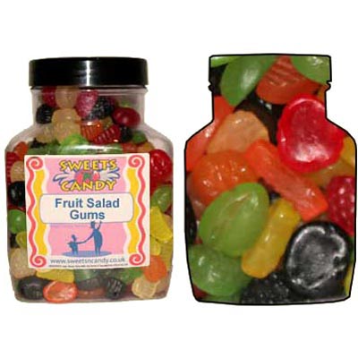 A Jar of Fruit Salad Gums - 2 Kg Jar