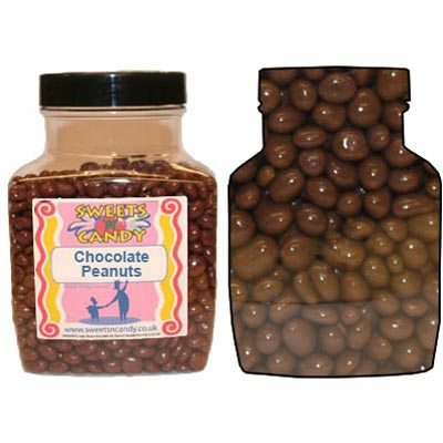 A Jar of Chocolate Coated Peanuts - 1.8 Kg Jar