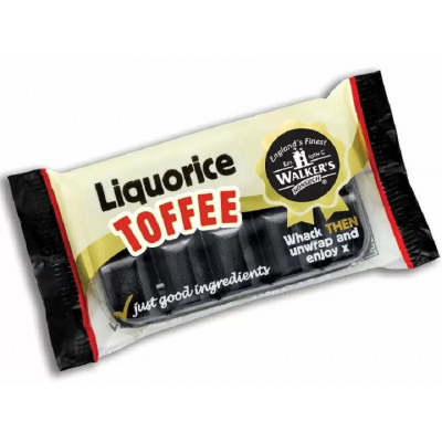 Liquorice Tray Toffee - 10 x 100g Bars