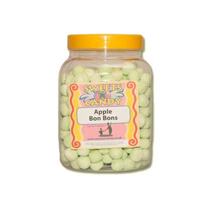 A Jar of Apple Flavoured Bon Bons - 1.5Kg Jar