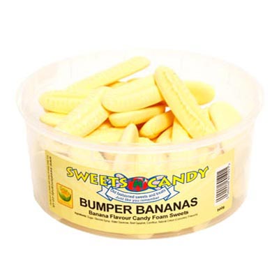 Bumper Foam Bananas - 1.5 Ltr Tub 500g
