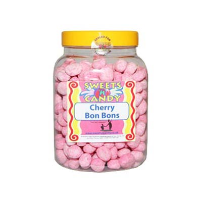 A Jar of Cherry Flavoured Bon Bons - 1.5Kg Jar