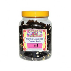 Liquorice Cream Rock in a Jar - 1.5Kg Jar