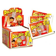 Double Dip Lollies Orange and Cherry Flavour - 36 Pack
