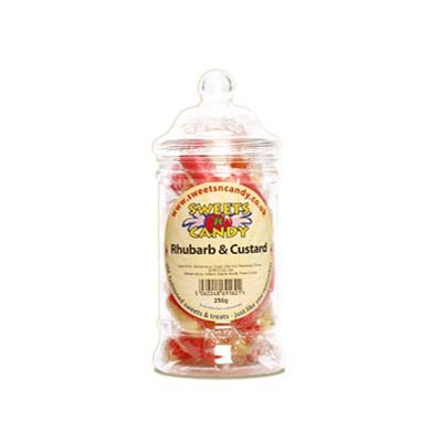 Rhubarb and Custard - 250g Victorian Jar