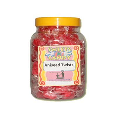 A Jar of Aniseed Twists - 1.5Kg Jar