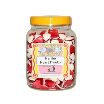 A Jar of Haribo Heart Throbs - 1.5 Kg Jar