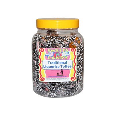 A Jar of Walkers Traditional Liquorice Toffee - 1.2Kg Jar