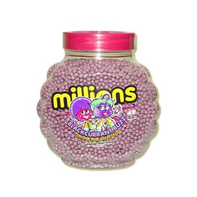 Millions - Blackcurrant Flavour Chewy Sweets - 2.27 Kg Jar