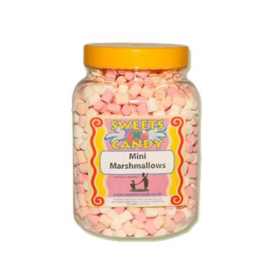 A Jar of Mini Marshmallows - 0.5Kg Jar