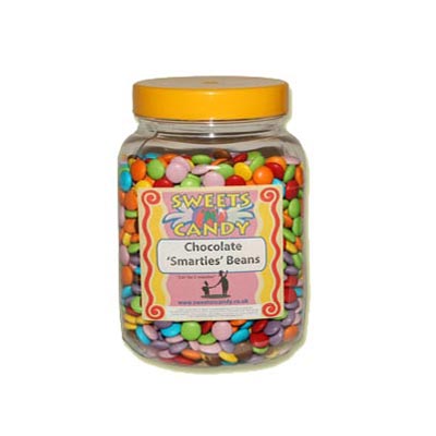 A Jar of Chocolate Beans (Similar to Smarties) - 2 Kg Jar