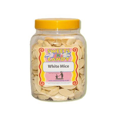 A Jar of White Chocolate Mice - 1.5 Kg