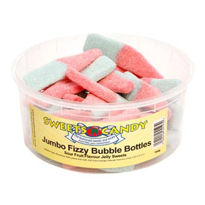 Jumbo Fizzy Bubble Bottles - 1.5 Ltr Tub - 750g