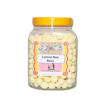 A Jar of Lemon Flavoured Bon Bons - 1.5Kg Jar