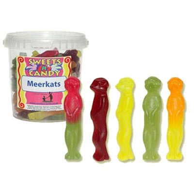 Meerkats Assorted Fruity Jellies - 750g Tub
