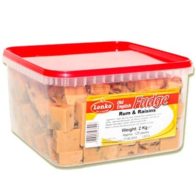 Rum And Raisin Fudge - 2 Kg Pack