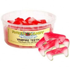 Vampire Teeth Fruit Flavoured Jellies - 1.5Ltr Tub - 600g