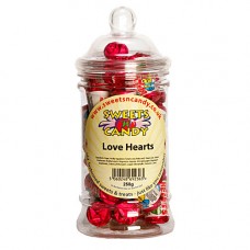 Swizzels Love Hearts - 250g Victorian Jar