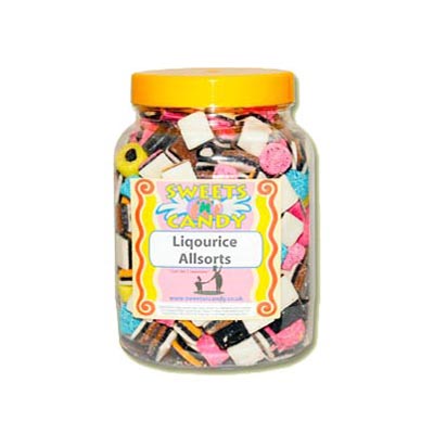 A Jar of Liquorice Allsorts - 1.8 Kg Jar