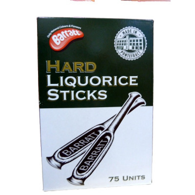 Barratt`s Hard Liquorice Sticks - 75 Pack