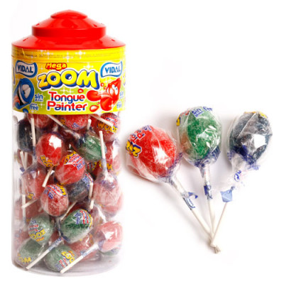 Mega Tongue Painter Lollipops - 50 Pack