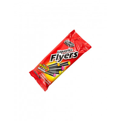 Liquorice Flyers With Crystal Centre 12 x 75gm Pack