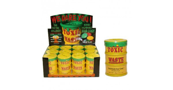 Toxic Waste Very Sour Candy - 12 Pack