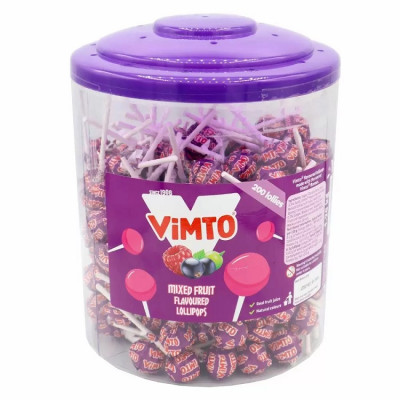 Vimto Flavoured Lollipops - 200 Pack
