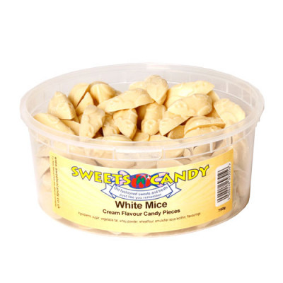 White Chocolate Flavour Mice - 750g Tub